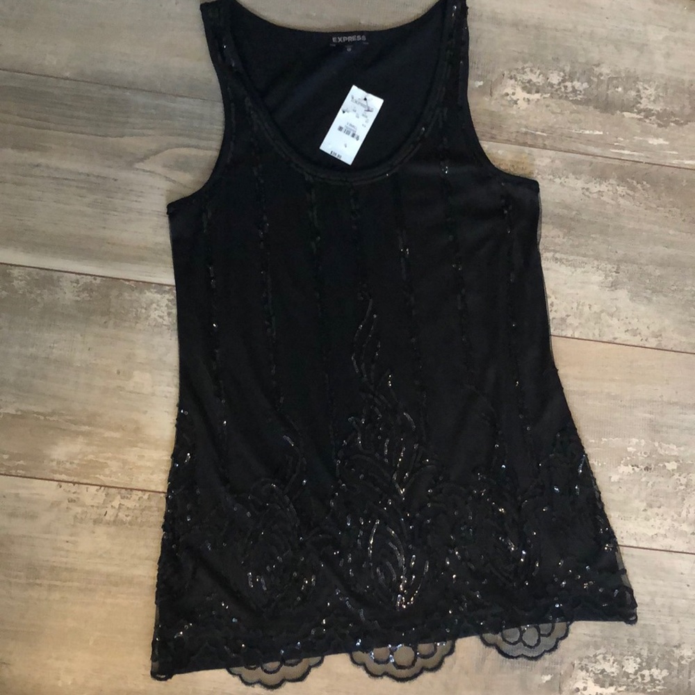 BNWT Express sequin top